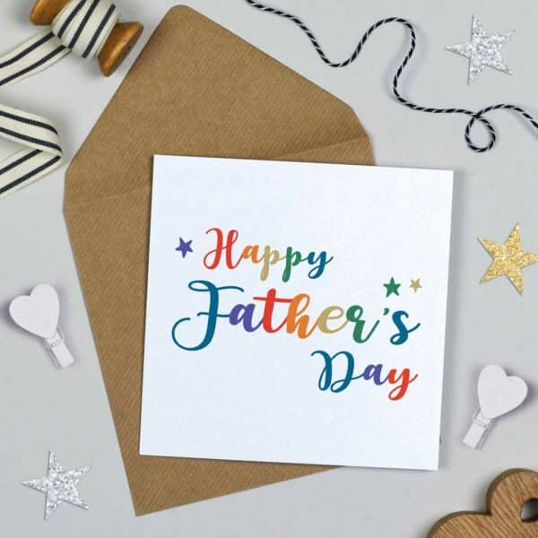 Happy Fathers Day Card - Superstar