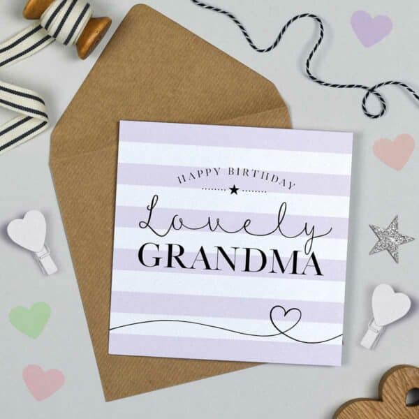 Candy Stripe Lovely Grandma
